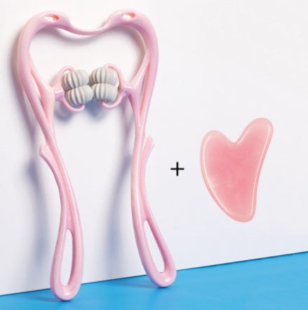 Masajeador Cervical 6-Ruedas RelaxPro® – Alivia Tensión, Rigidez y Estrés en Minutos / Multifunctional Manual Six-wheel Neck Massager Massage Relieve Roller Massage Tool