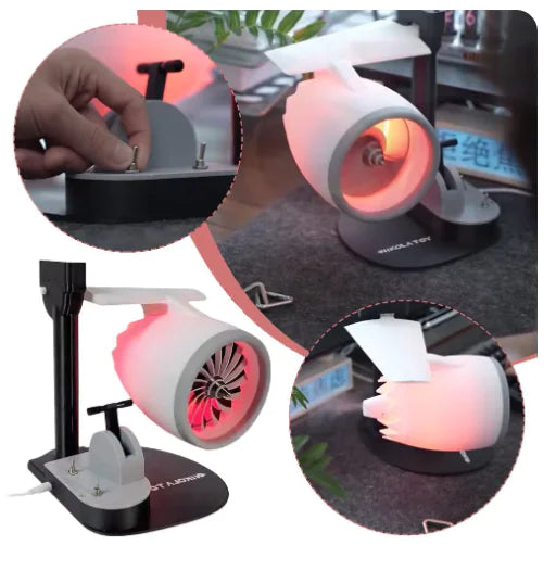 Ventilador Aesthetic con Spray de Humedad – BreezeMist Desktop